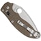 Spyderco 2024 Spyderco Reveal 14, Manix 2 Brown Canvas Micarta Cpm Cru-Wear, Plain Edge SPY-C101MPCW2 - alternate 2